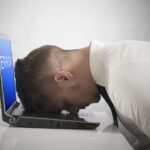 team member of a company experiencing IT failure